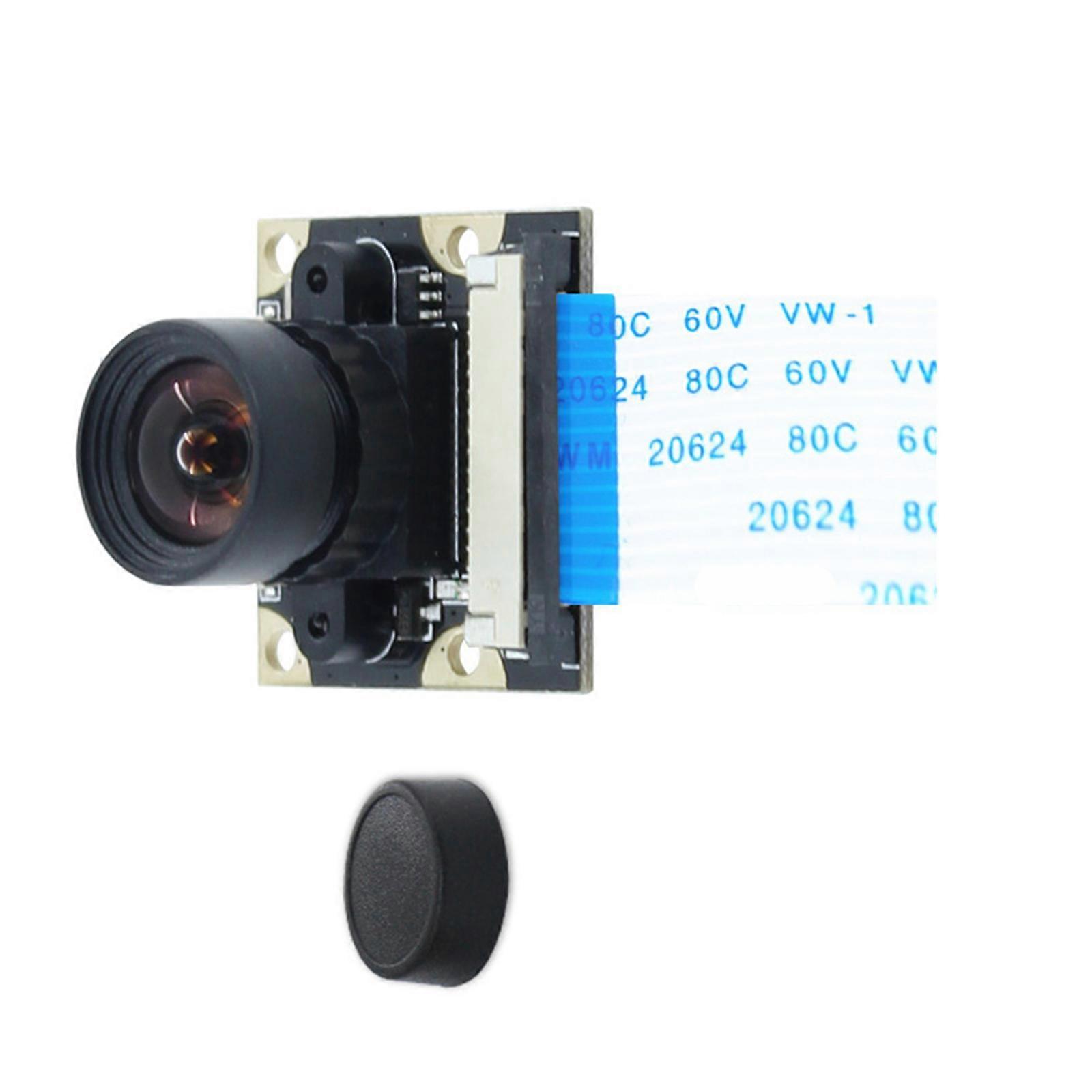 Night View Fisheye Camera 5MP 1080p  with Degree Wide Angle for RPi 4B and Model 3B+ Applications Multicolor