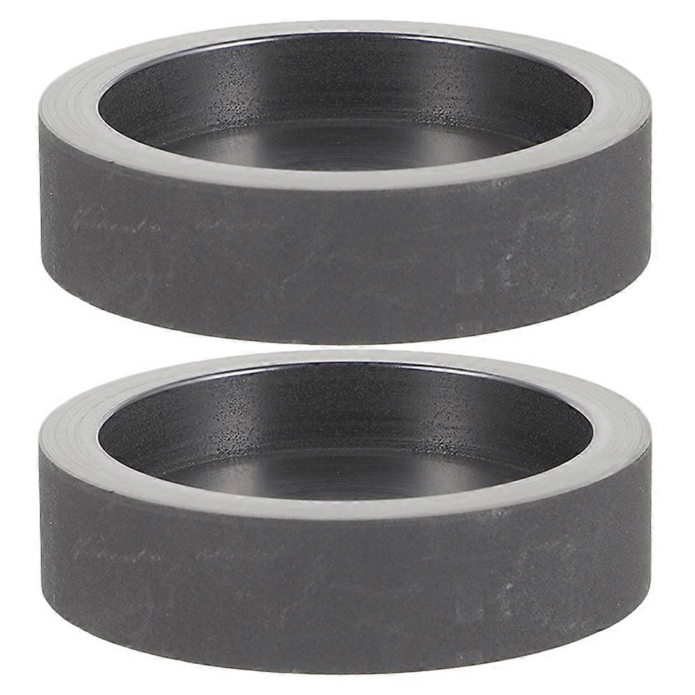 Graphite Crucible Mold for Refining with 2Pcs Metal Casting Molds Black