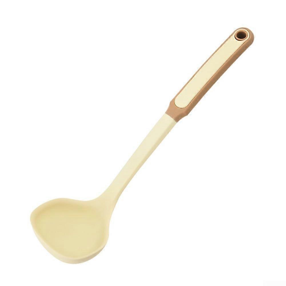 Silicone Cooking Spoon Heat Resistant Non Stick with Ergonomic Handle for Baking and Mixing