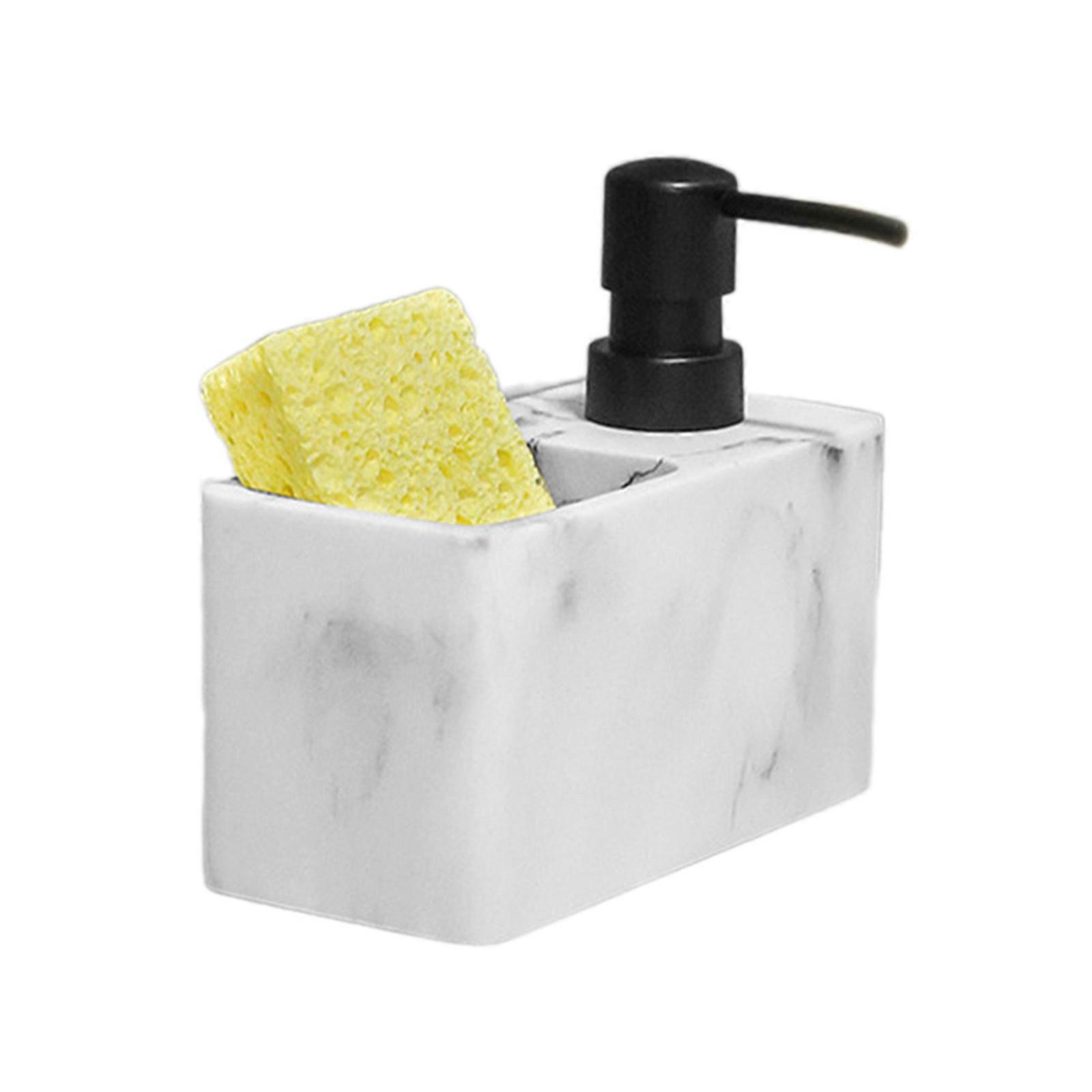 Practical Household Kitchen Soap Pump Multiple Use Kitchen Soap Dispenser Space Saving Soap Pump for Kitchen Bathroom  White