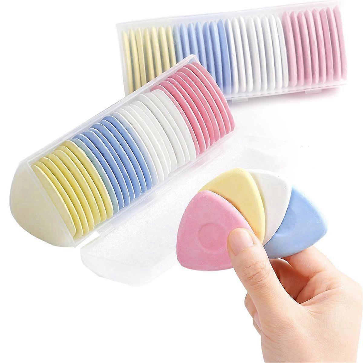 60pc Tailor'S Triangle Fabric Chalk Markers Precise for Quilting & Sewing