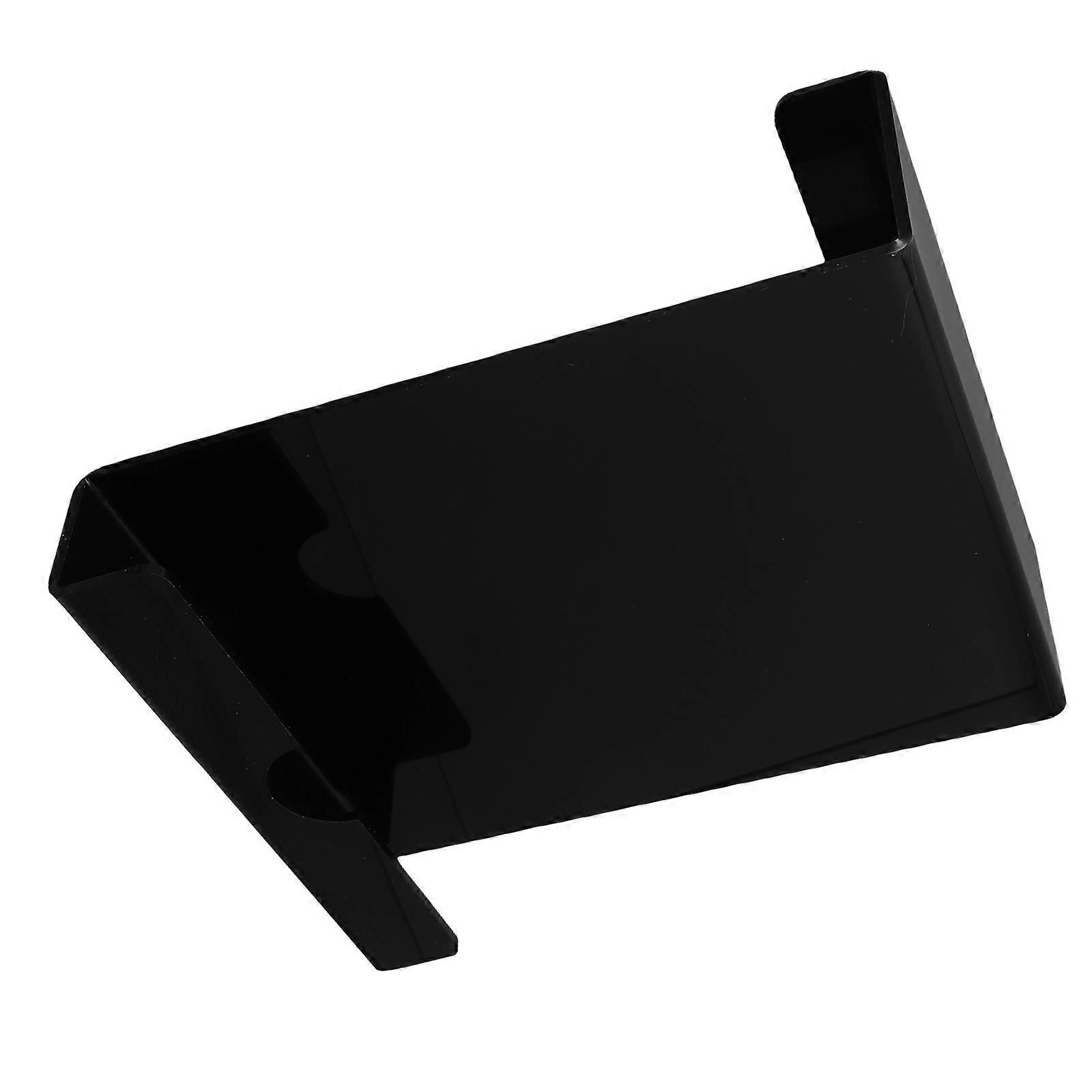 Book Stand for Reading Treadmill Tablet Holder 2Pcs Black Acrylic