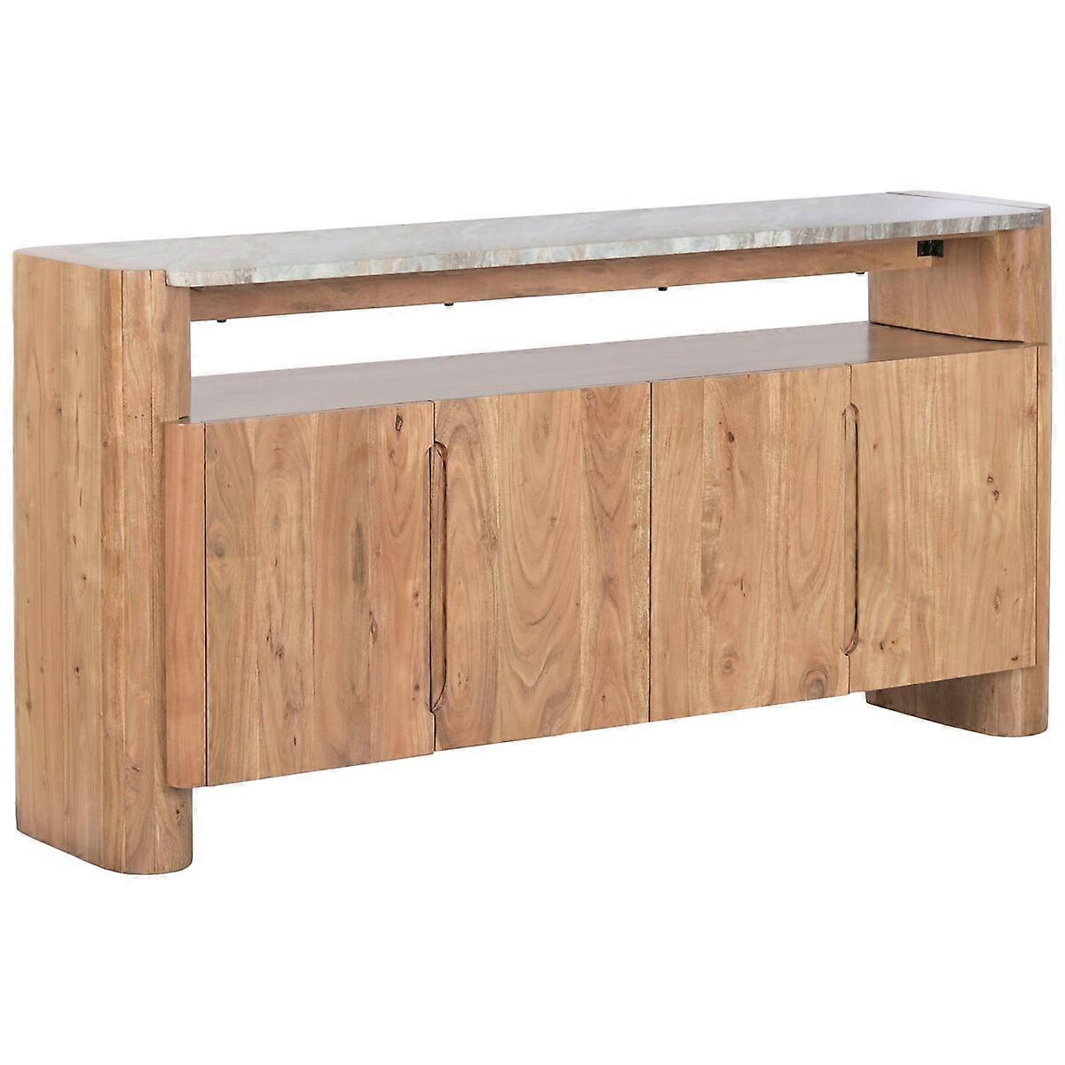 Sideboard Home ESPRIT Marble Acacia 160 x 40 x 80 cm