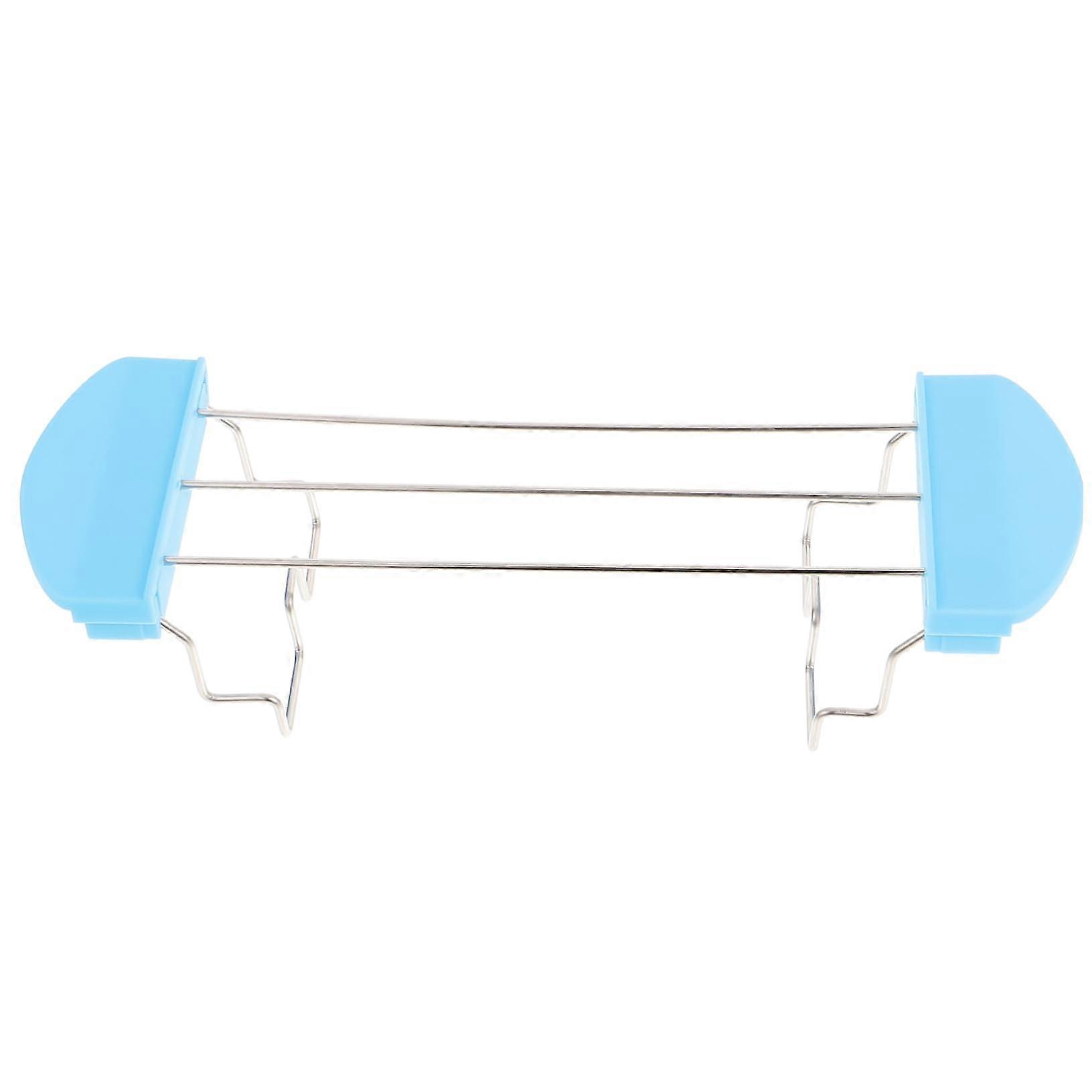 SkyBlue Bread Toast Rack for Grilling and Warming with AntiScald Handles Dishwasher Safe