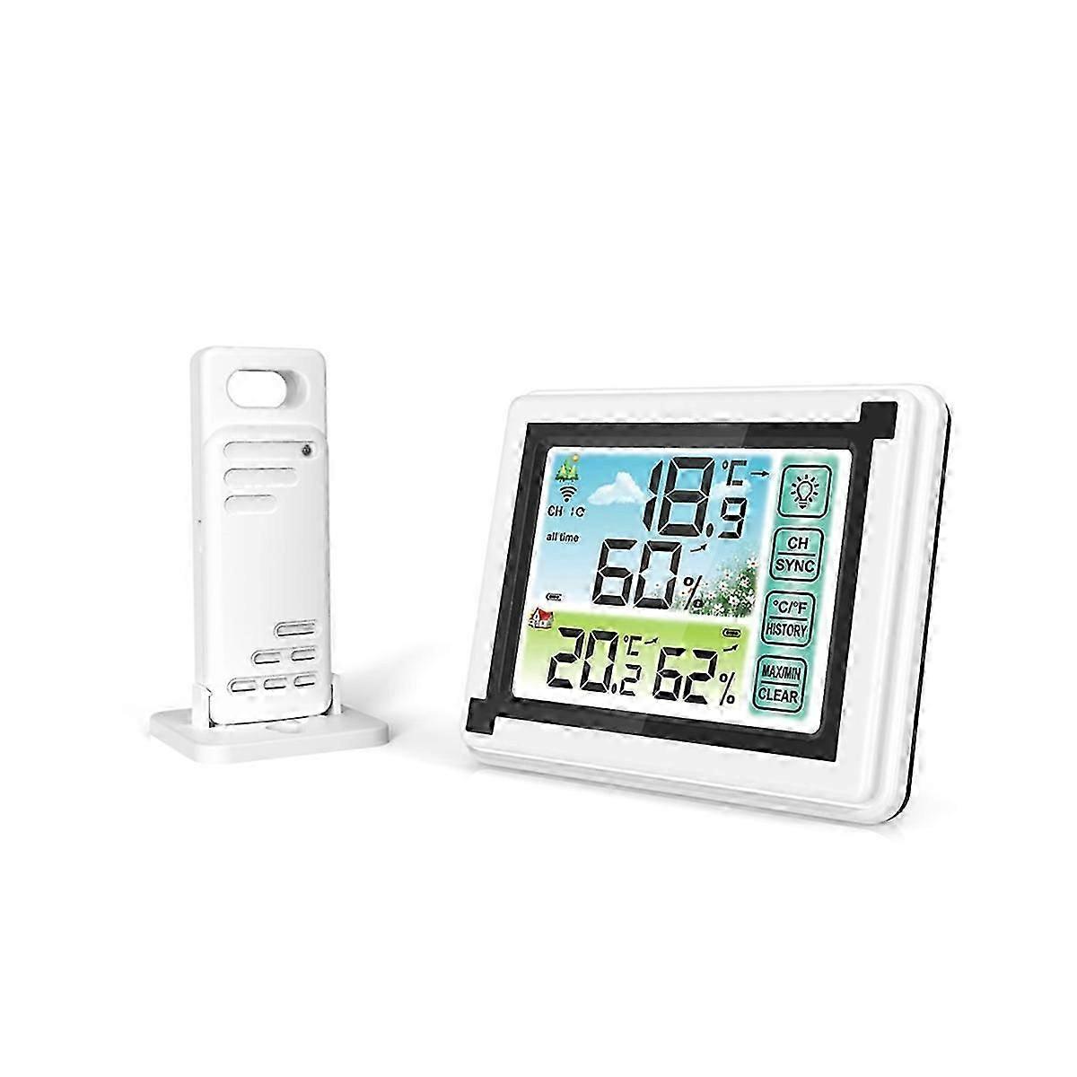 Touch Screen Weather Station with Wireless Sensor