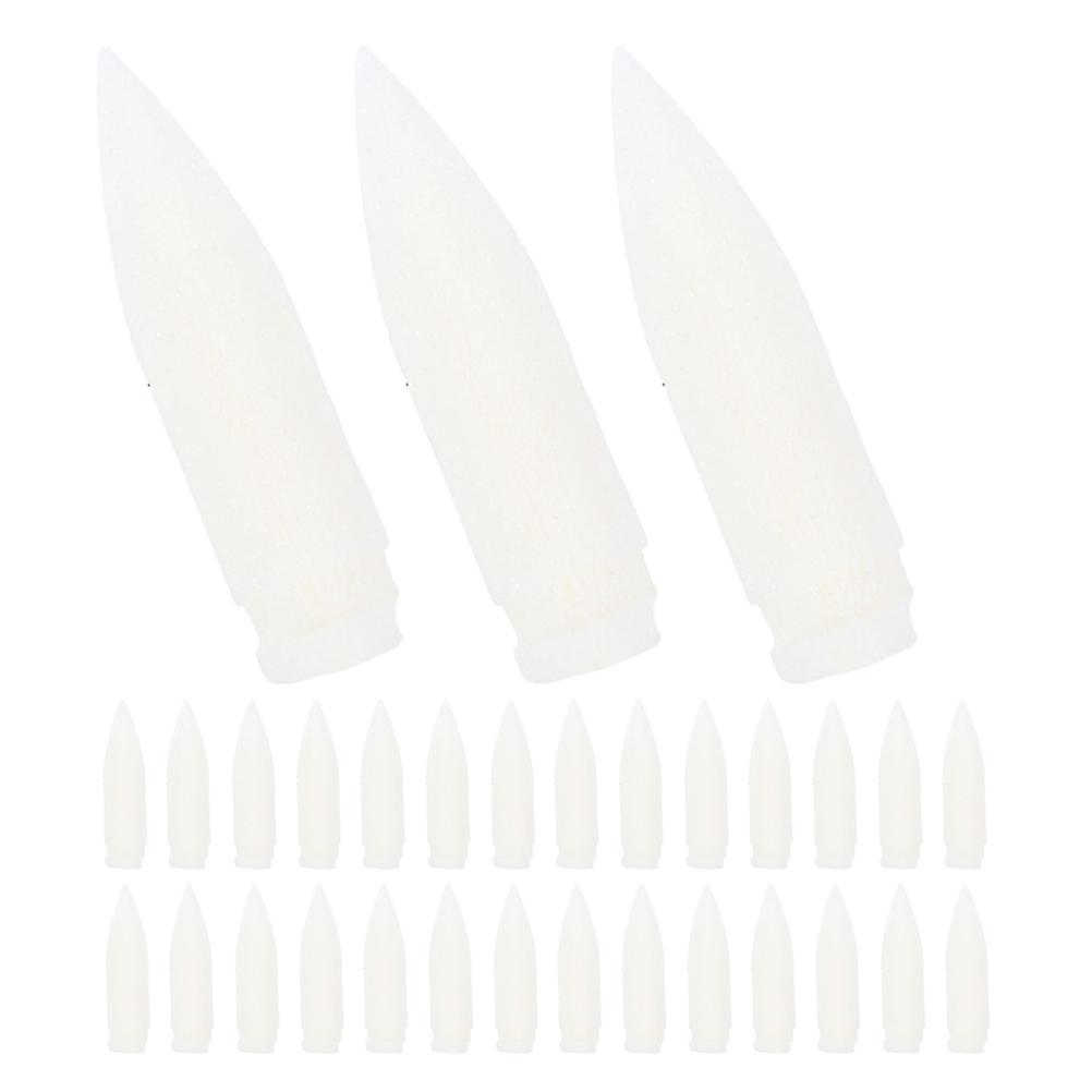 Markers Nibs Paint Marker Nibs Replacement for Craft 100Pcs White Nylon Tips