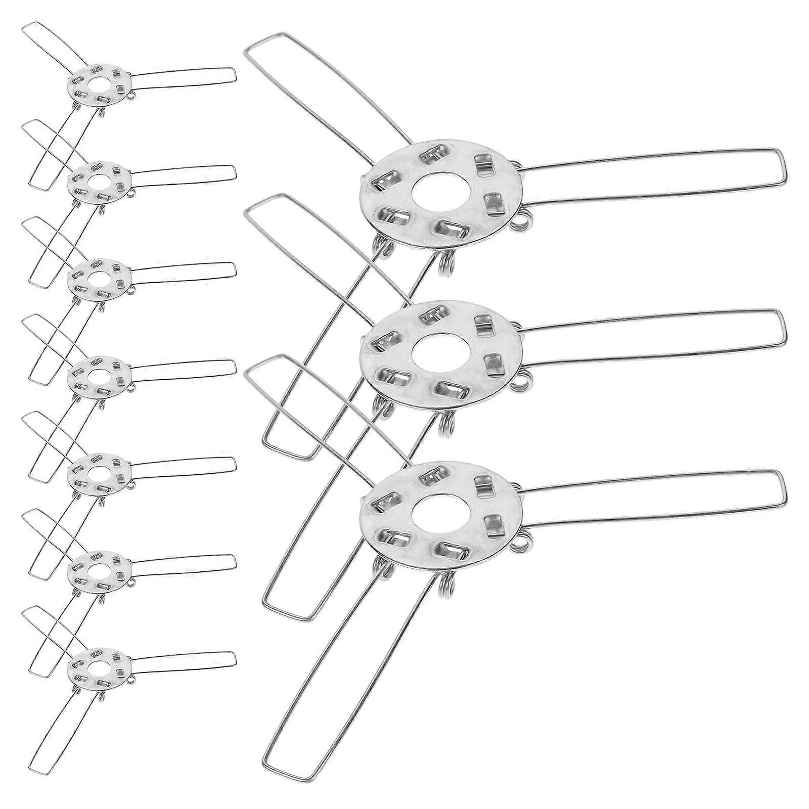 Lamp Shade Fixators Easy Install Lamp Shade Spring Clips 10Pcs Set