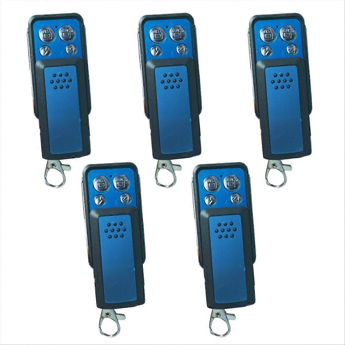 433MHz Door Remote Universal 4 Button Copy Garage Remote Clone Electric Door Remote Duplicator Key 5pcs