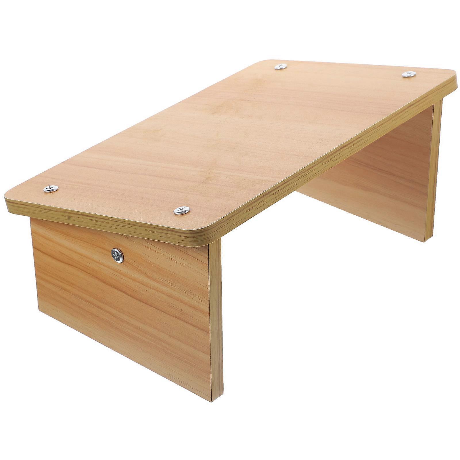 Household Multi-functional Foot Supporting Stool Wooden Foot Resting Step Stool