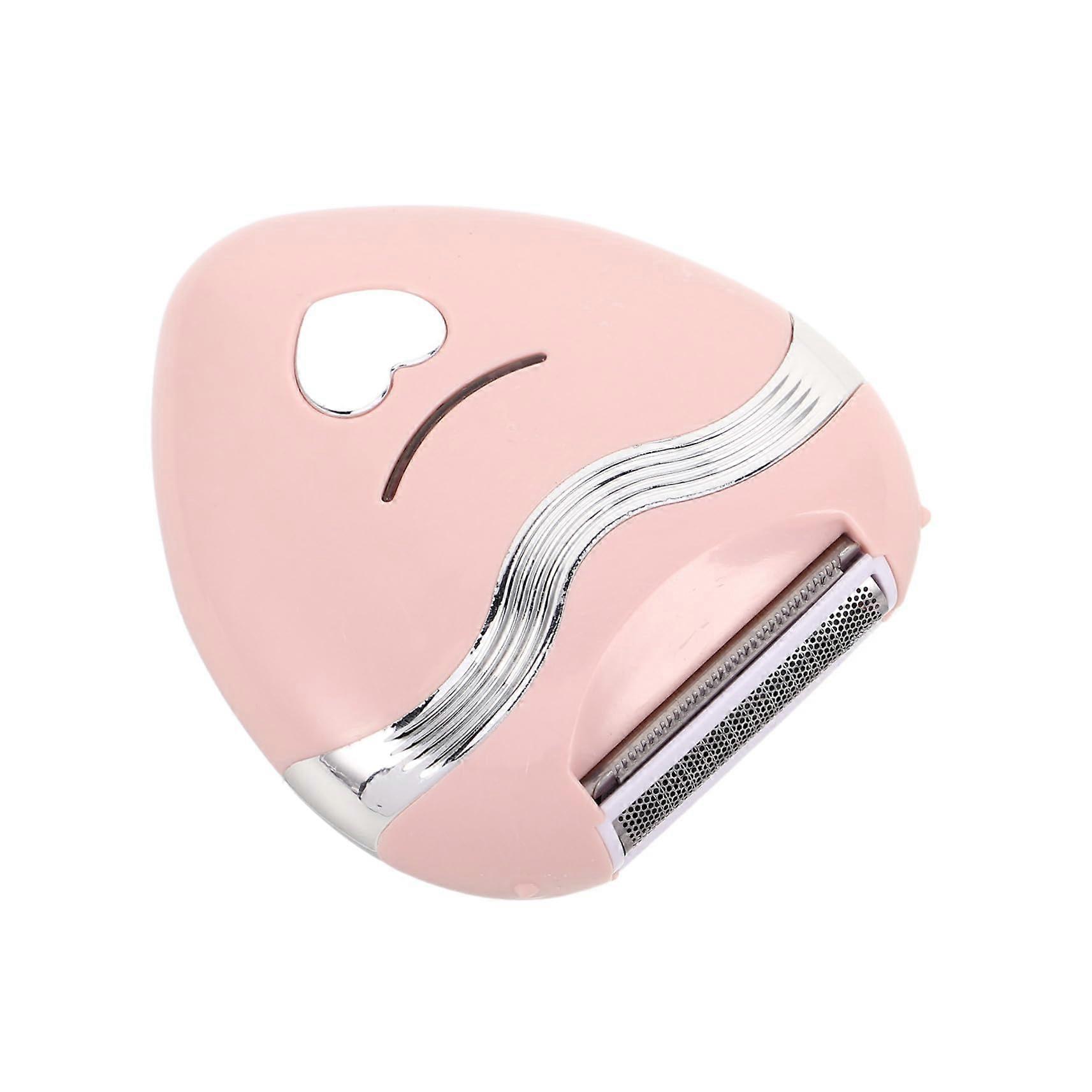 HeartShaped Female Electric Shaver Wet Dry Use for Sensitive Areas Underarm Legs Travel Use