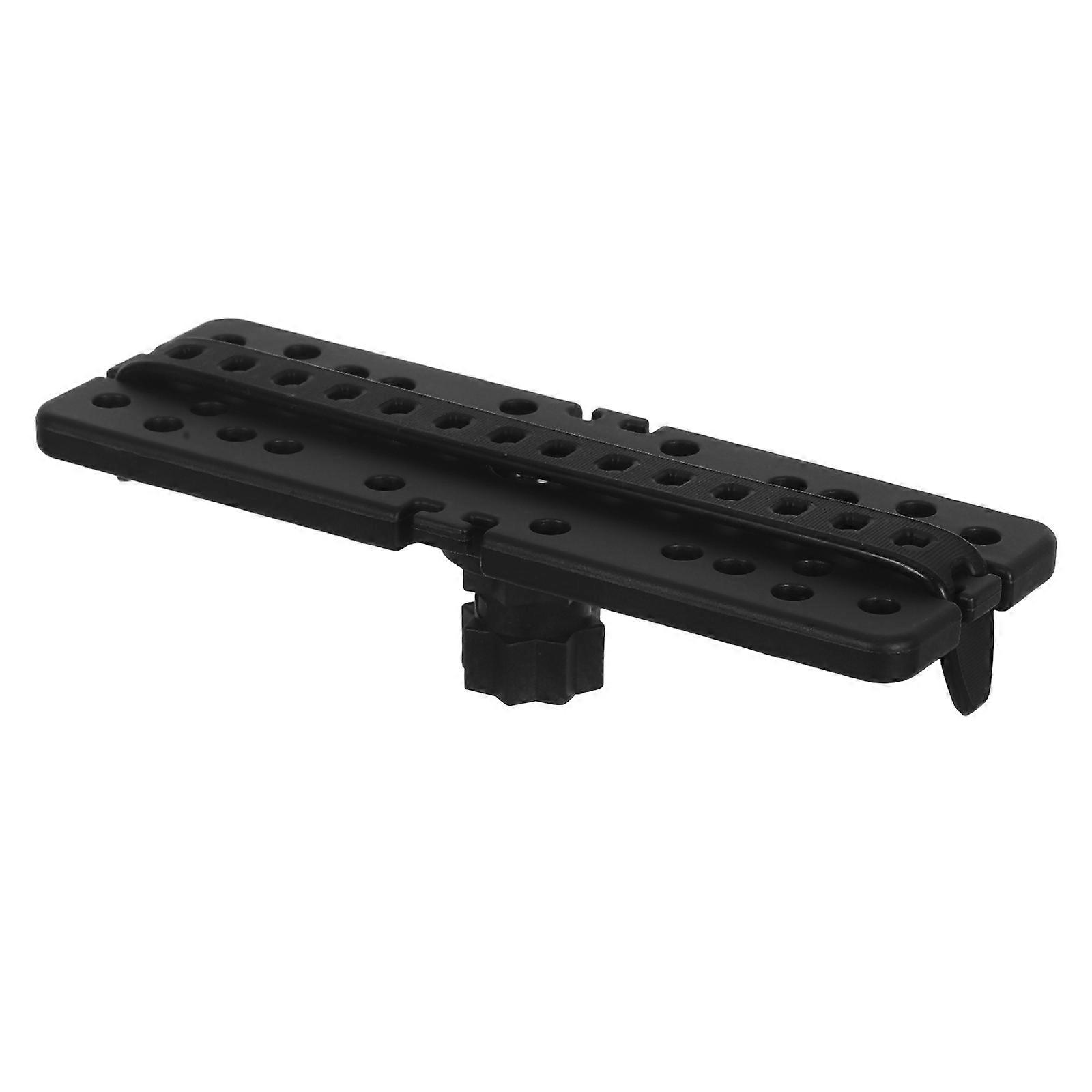 Stable Kayak Fish Finder Mount Bracket for Shock Absorption Black