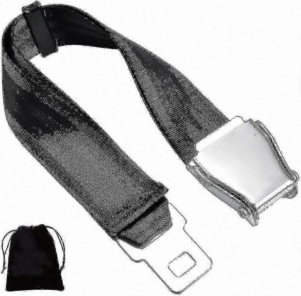 Adjustable Belt Extender for Airplane Seats, Certified E4, Extends from 15.2 cm to 81.3 cm