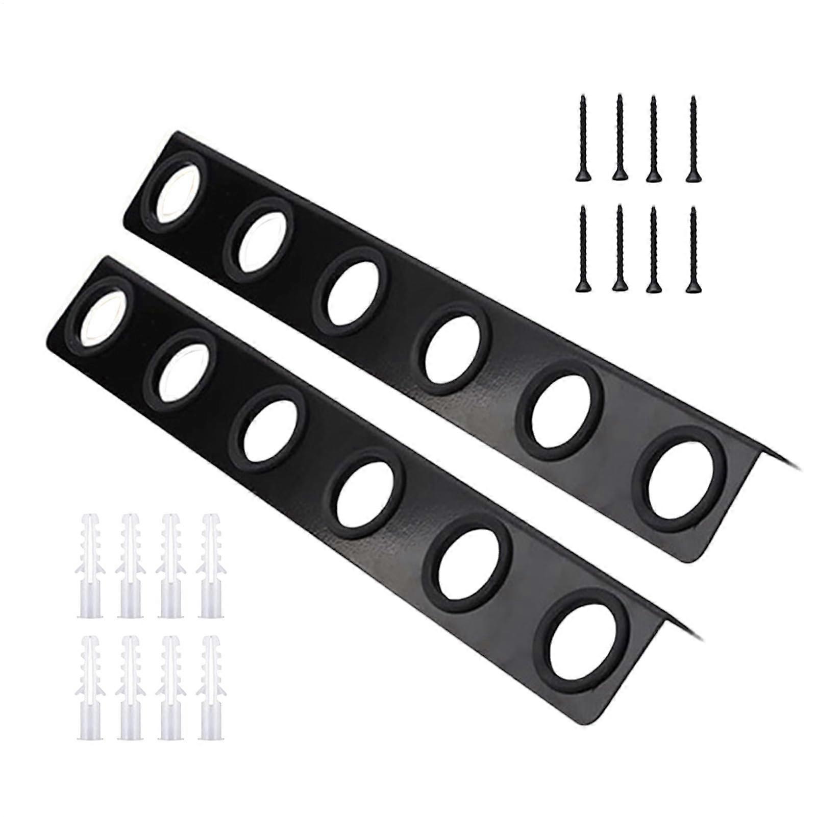 Heavy Duty Landscaping Tool Rack for Trailer with Secure SixTool Capacity and Waterproof Coating