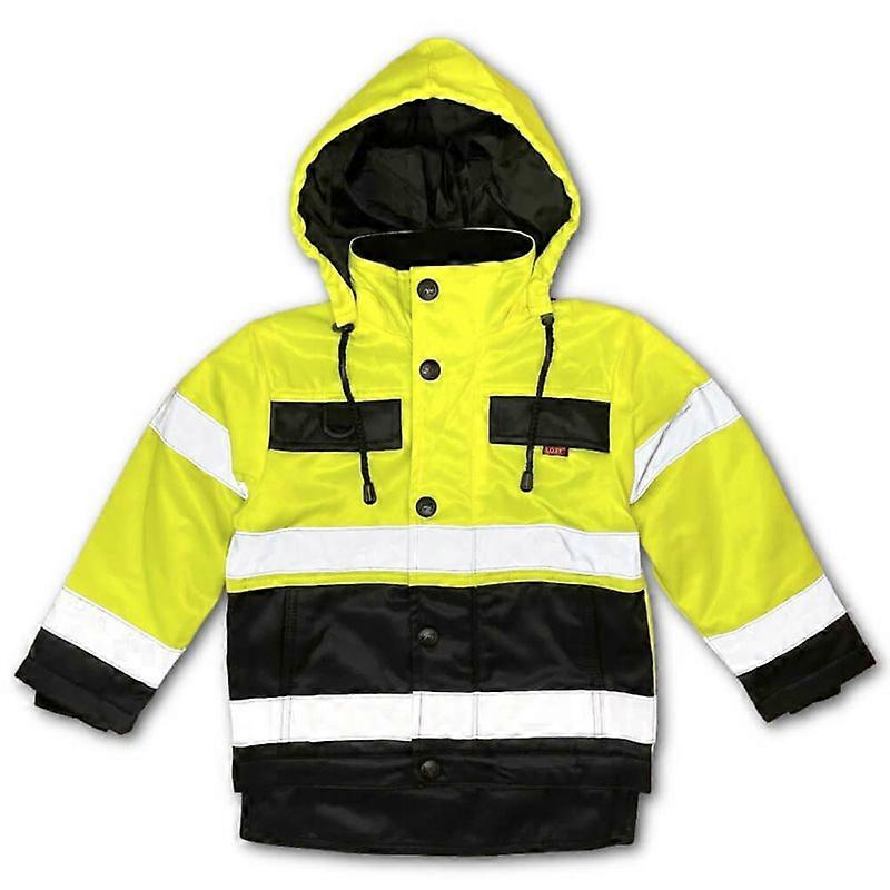 Work jacket Lined notice Yellow/black