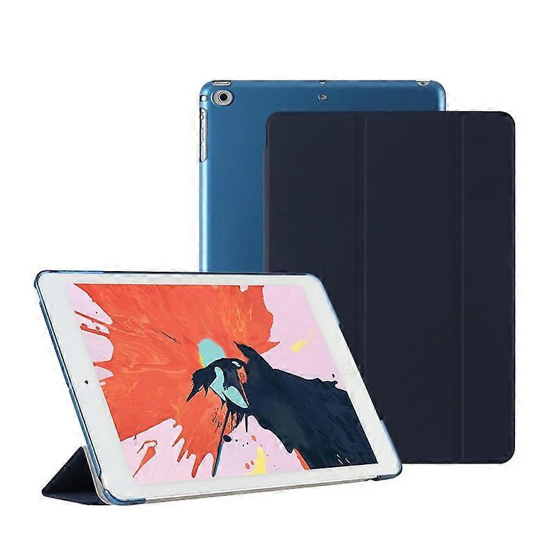Stylish Case For Ipad Pro 9.7 Dark Blue Leather Smart Sleep Hard
