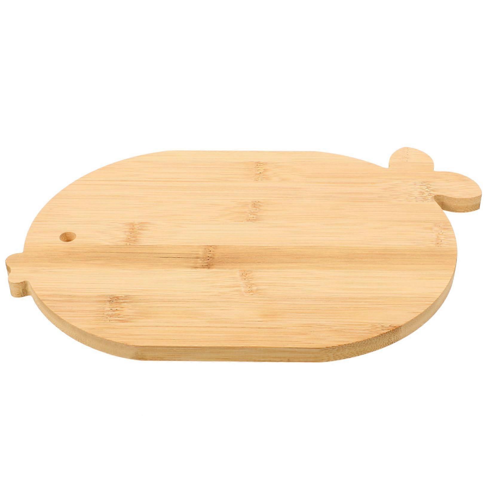 Bamboo Cutting Board DoubleSided for Kitchen Multipurpose Serving Cheese Pizza and Steak