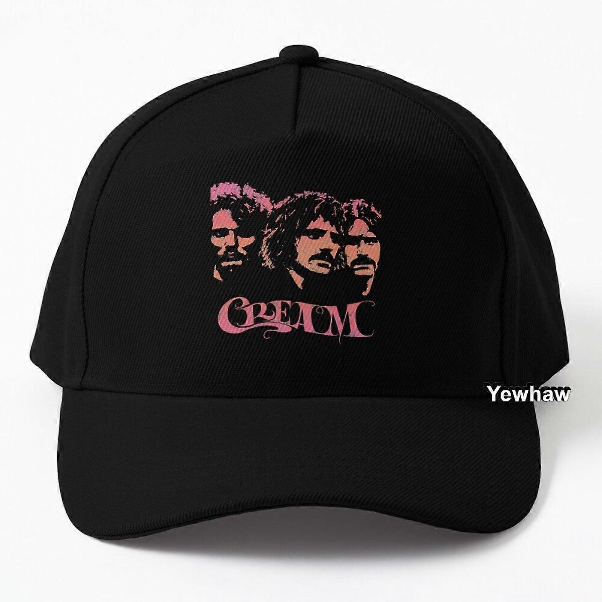 Cream Band Baseball Cap