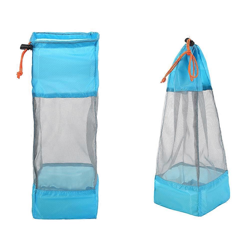 Travel Stuff Sack Ultralight Mesh Bag for Camping Storage 2Pcs