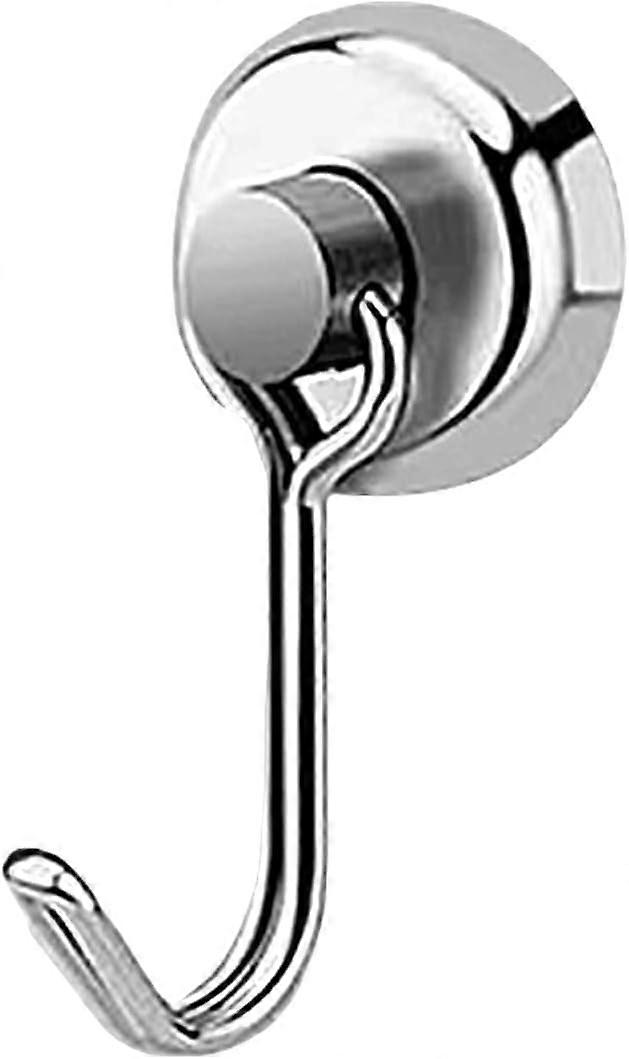 Magnetic Hooks Heavy Duty 8Kg Pull Steel Grip Reusable MultiPurpose Hanging Hook Organizer