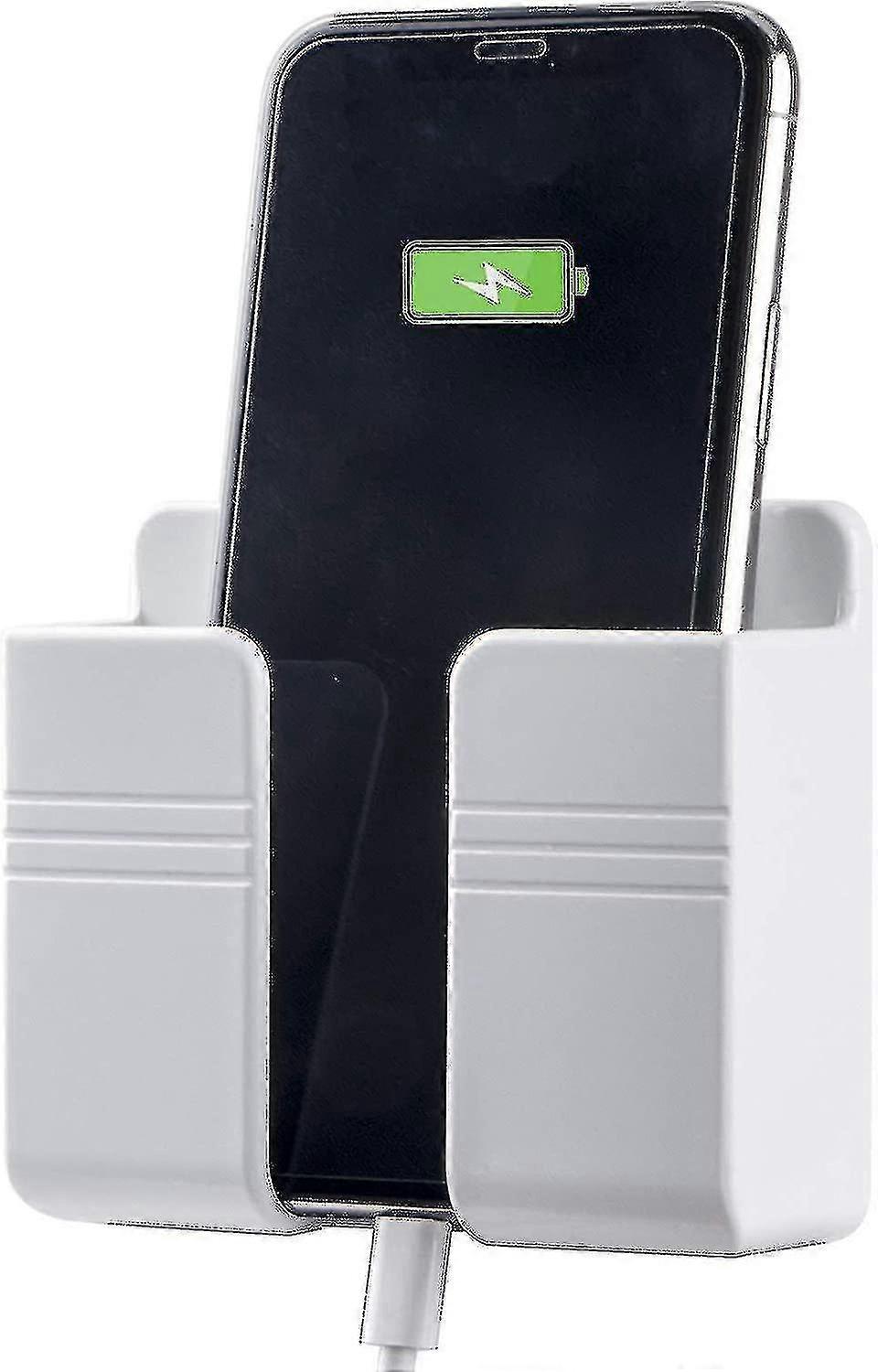 Wall Mount Phone Holder, Phone Stand With Data Cable Receiving Hole 25-26