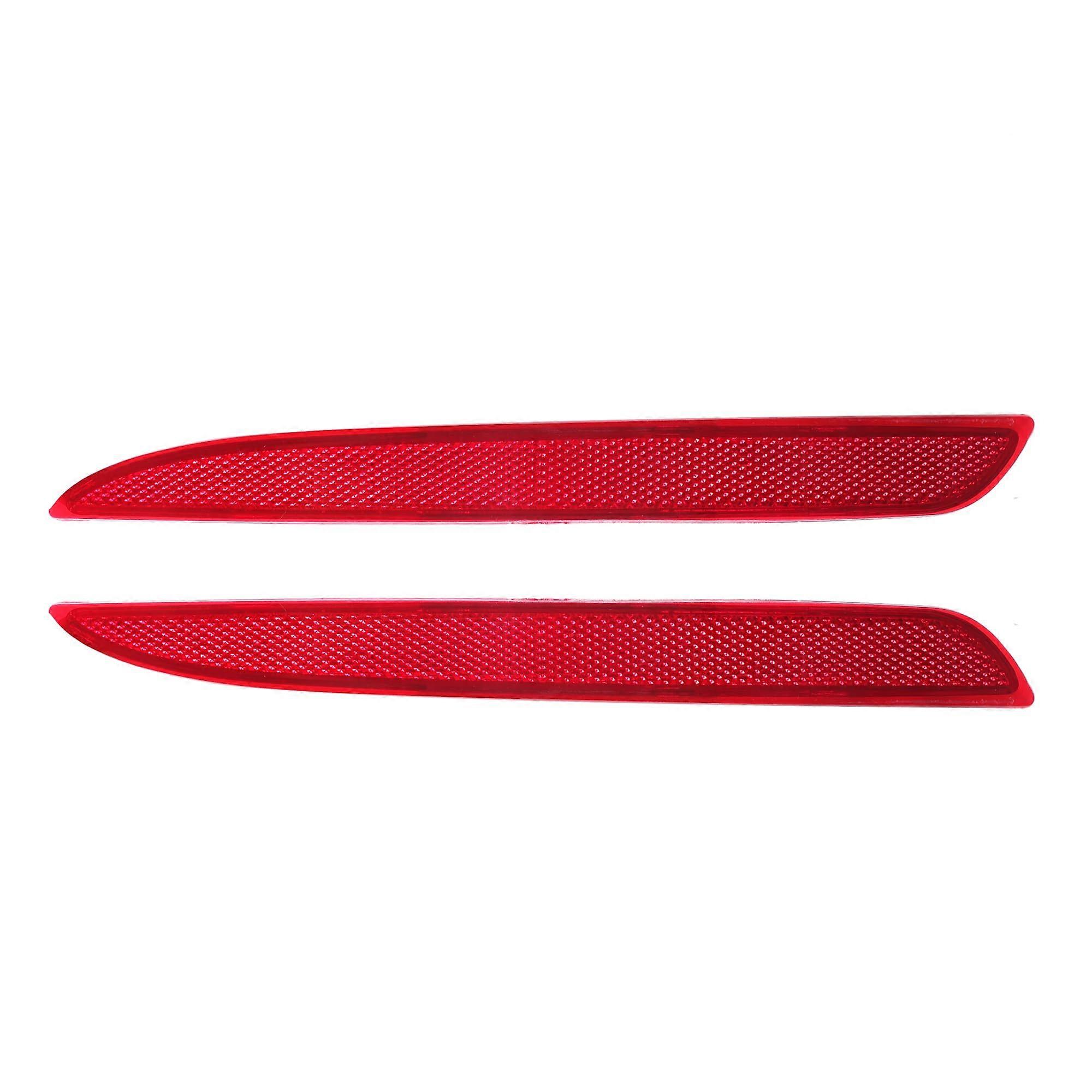 Rear Bumper Reflector Red ABS Left Right Side Marker for Enhanced Visibility for Mazda 3 BL 20102013