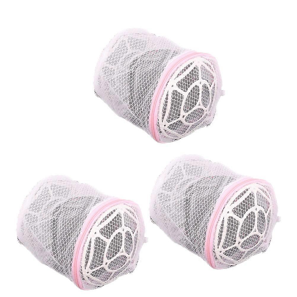 Bra Washing Bag for Laundry Protection 3Pcs Single Layer White