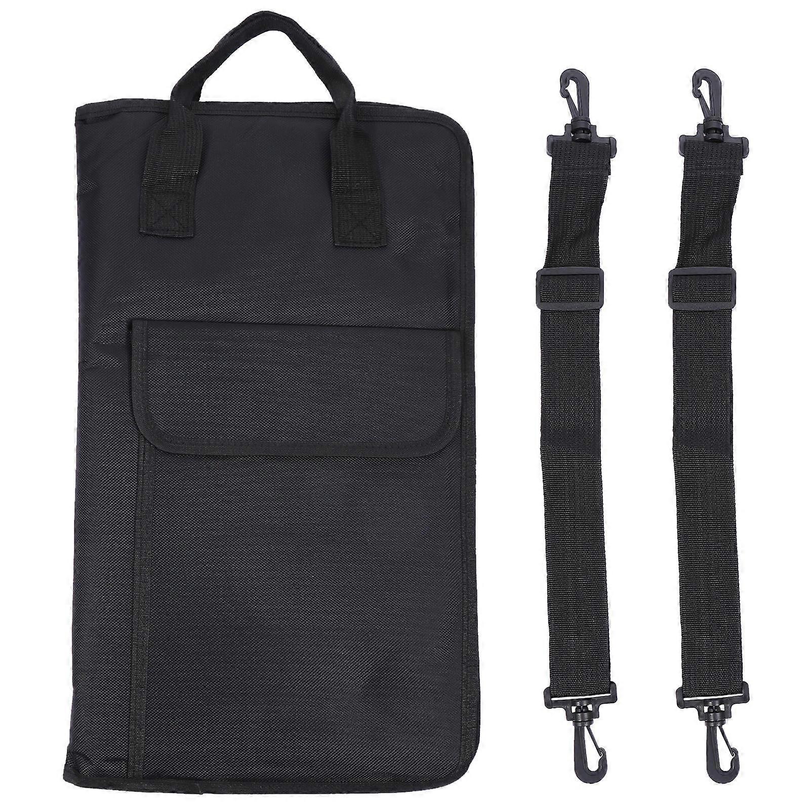 Drumstick Gig Bag Professional Storage Bag for Percussion 3Pcs Black