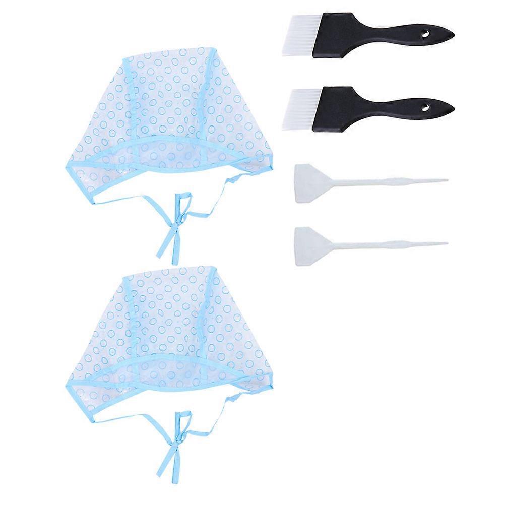 Highlighting Cap Tipping Hair Coloring with Hooks Brushes 18Pcs Set