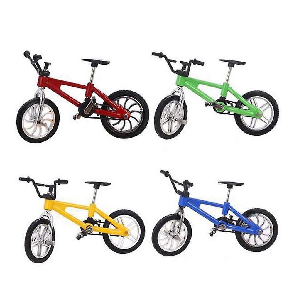 Sets 4Pcs Finger Cycle Toy Assorted Color for House Decoration
