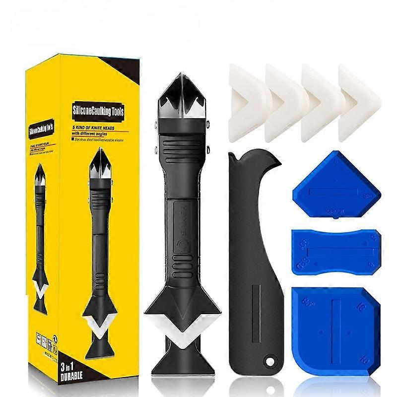 9 STKS Kit Kit Nozzle Applicator Siliconen Schraper Kit