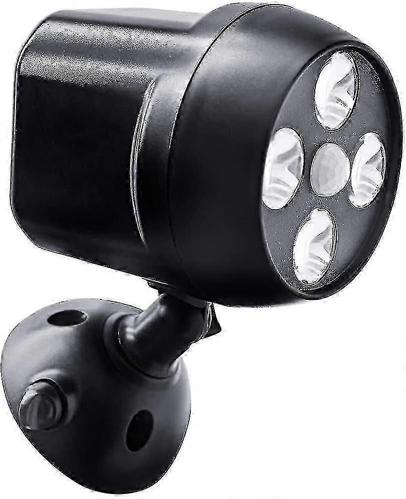 Led Security Light 600 Lumens Waterproof Battery Powered Wireless Motion Sensor Led Spotlight For Garde