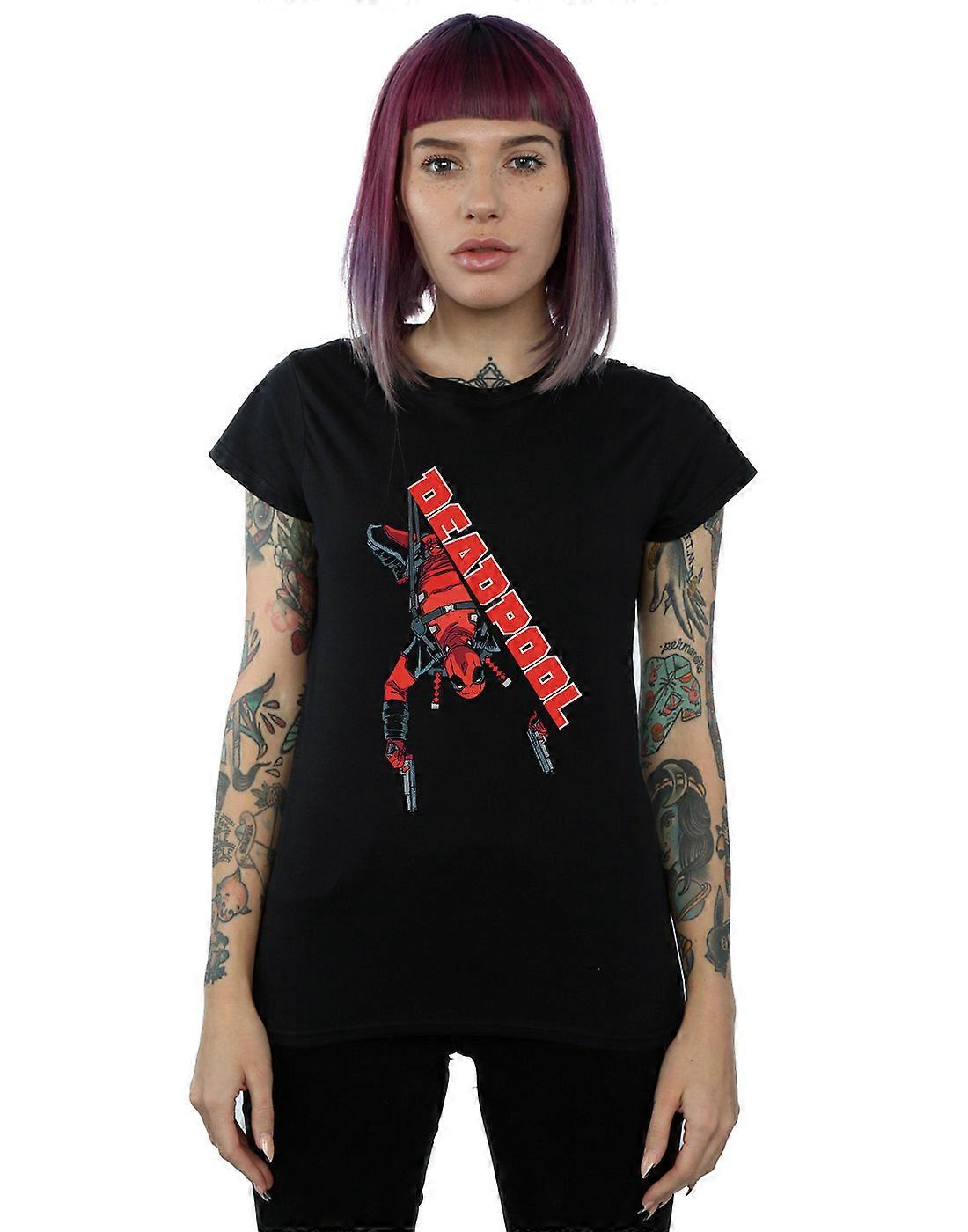 Marvel Women's Deadpool Hang Split T-Shirt