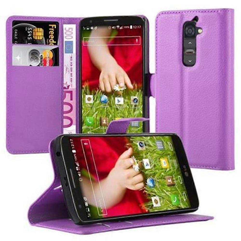 LG G2 Case - Protective Case with Card Slots and Stand Function