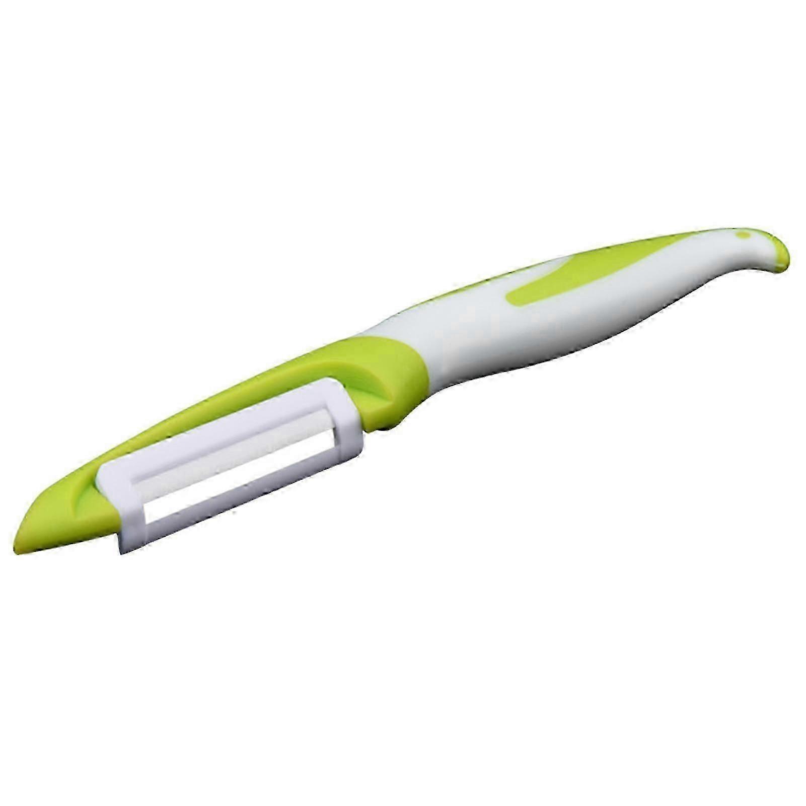 Ceramic Peeler Ergonomic Curved Handle Sharp Blade Food Grade Multi-functional Manual Vegetable Fruit Peeling Tool Kitchen Gadgets