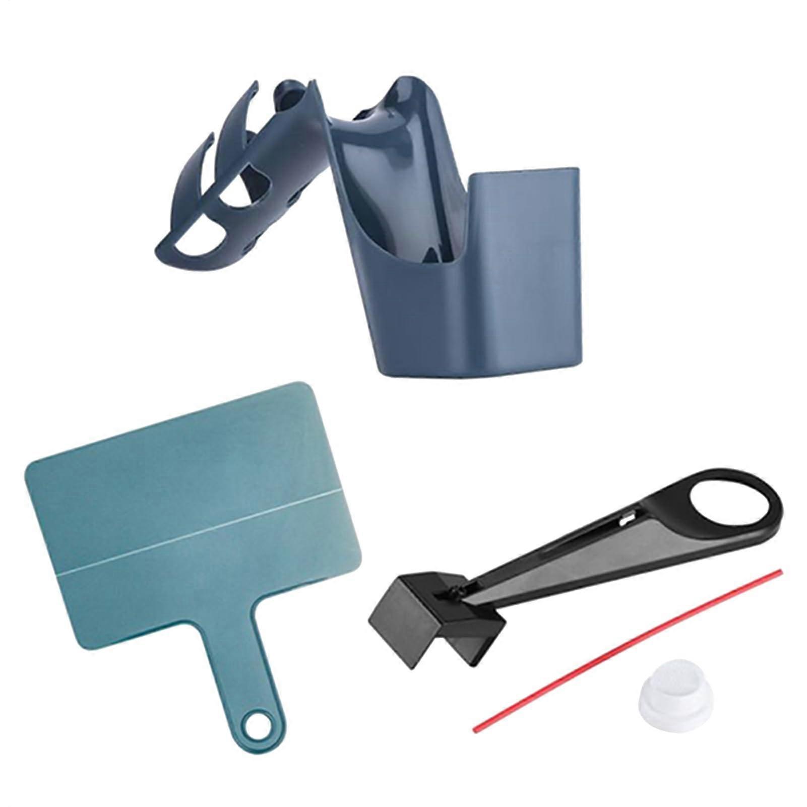 Motorcycle Chain Cleaner Brush Tool with AntiSplash System and Lube Applicator for Maintenance