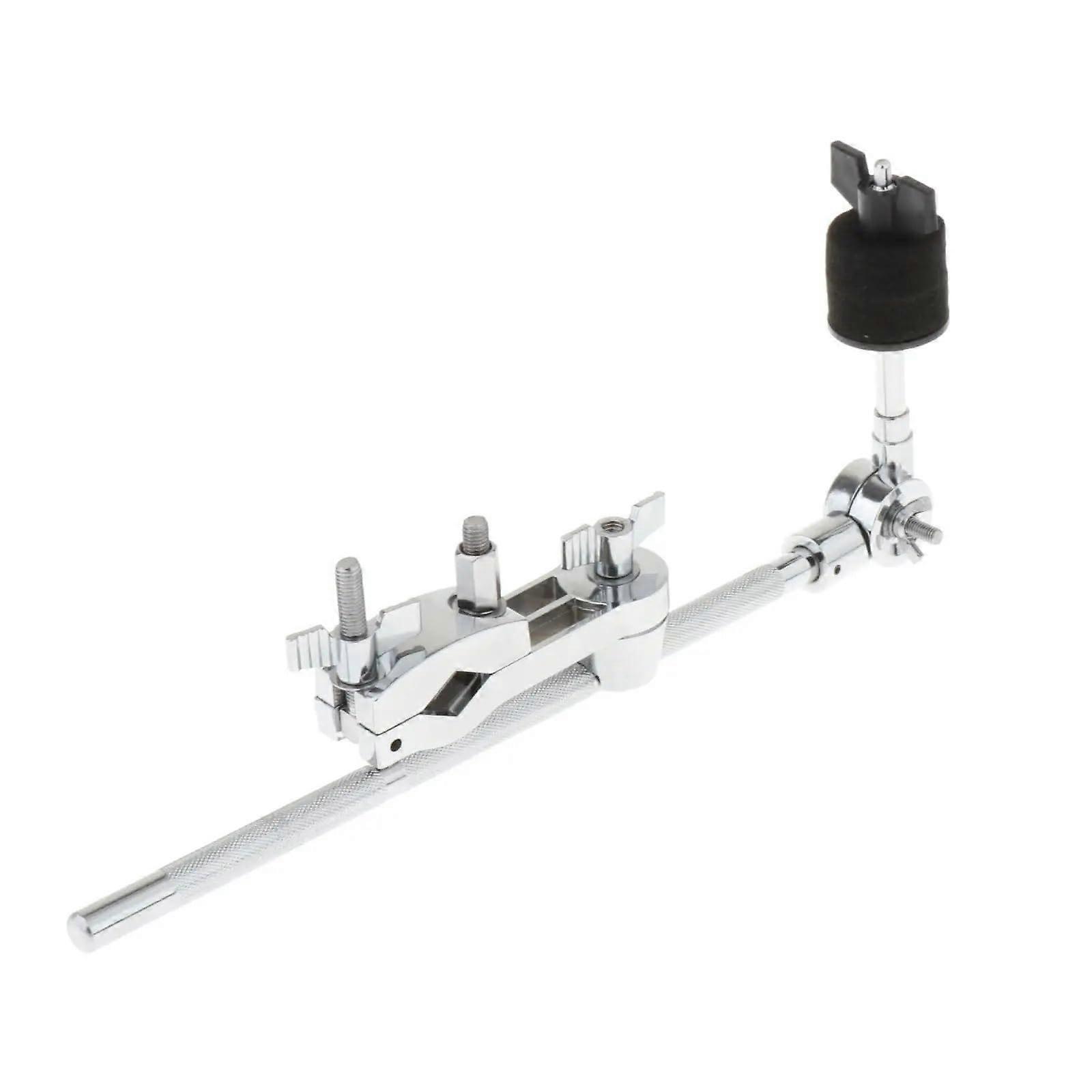 Drum Clamp with Adjustable Rack for Cowbell and Cymbal, Secure Grip, Quick Installation