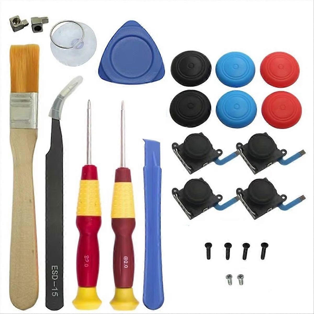 Joystick Repair Set Precisive Joystick Screwdriver Set Portable Gamepad Maintenance Tool Beginner Game Devices Supplies