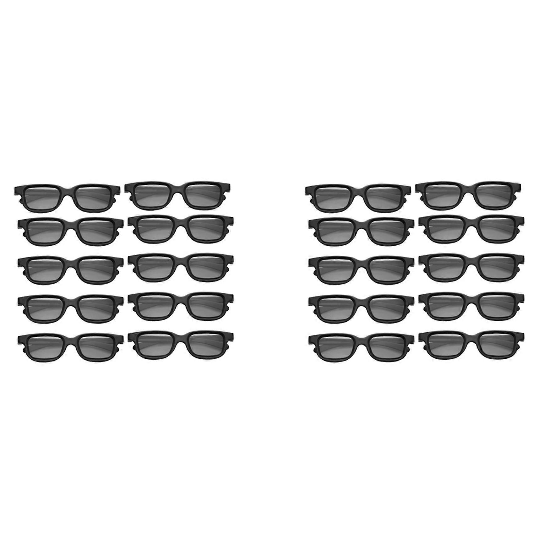 20Pcs Polarized Passive 3D Glasses for Cinema IMIX Screen