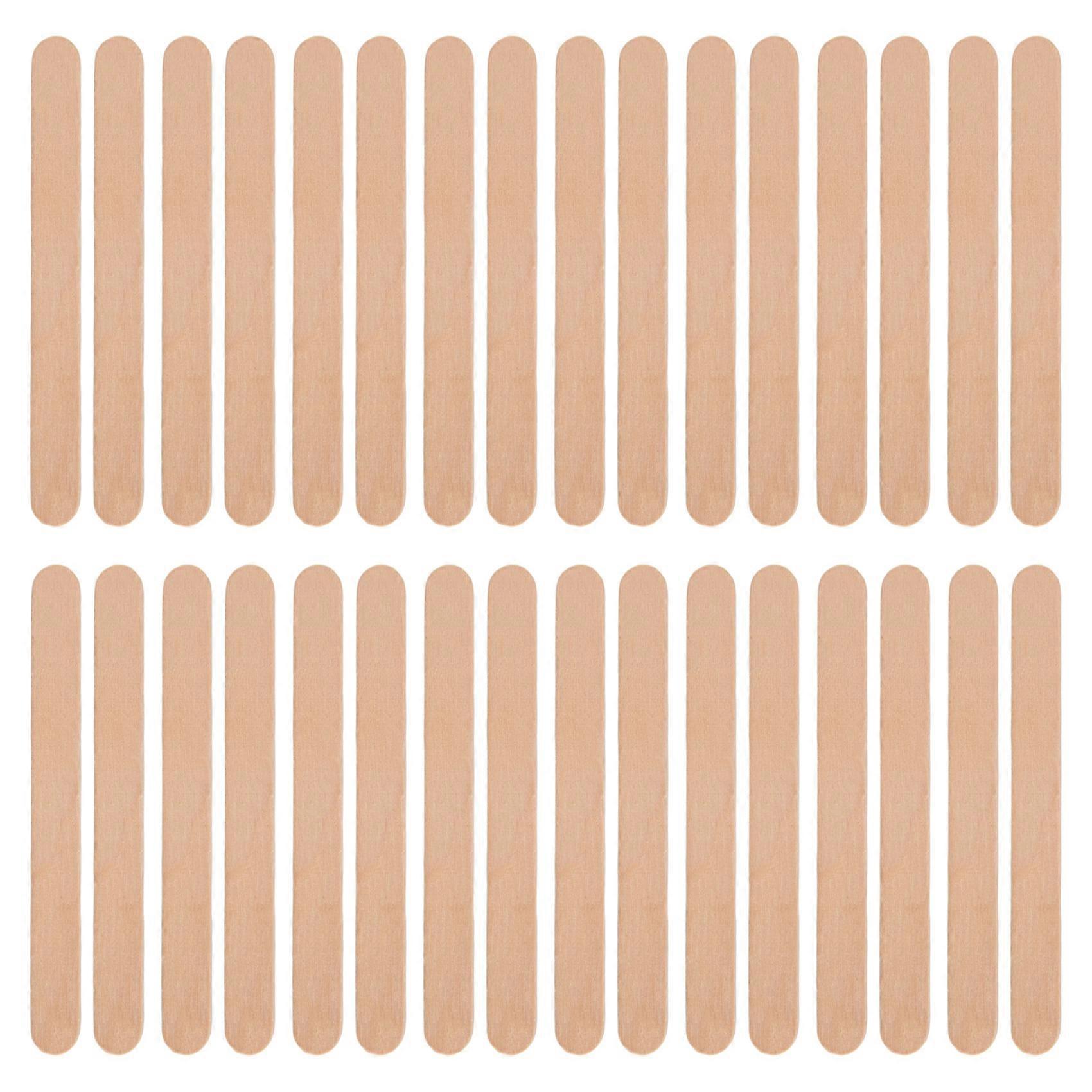 100 Palitos de Picolé Multiuso de Madeira de 3,6 Polegadas, Sorvete