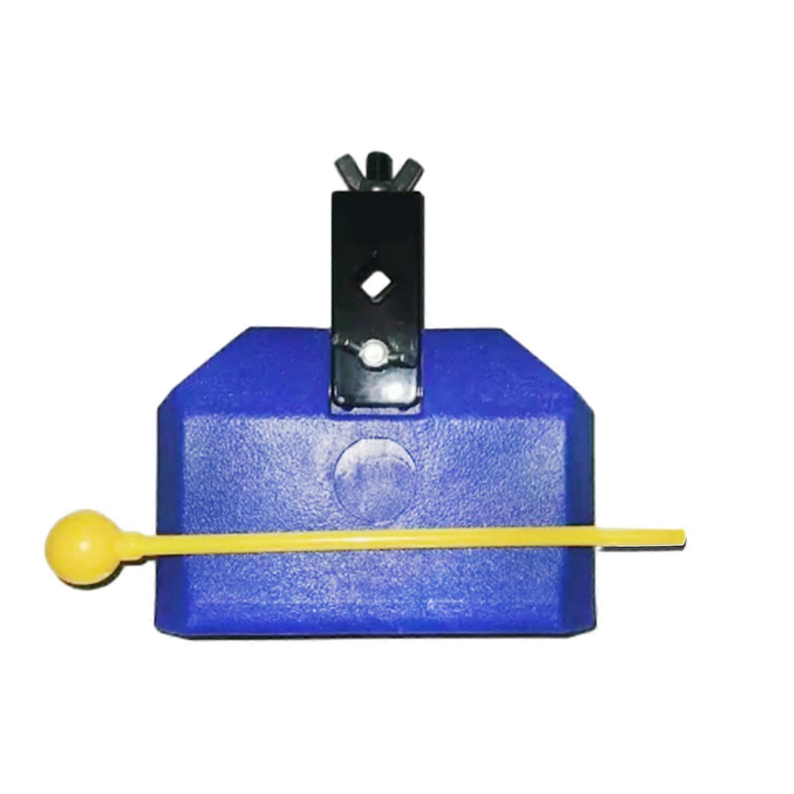 Cowbell for Drum Kit with Clear LowPitched Sound, Durable Iron Construction, Quick Mounting