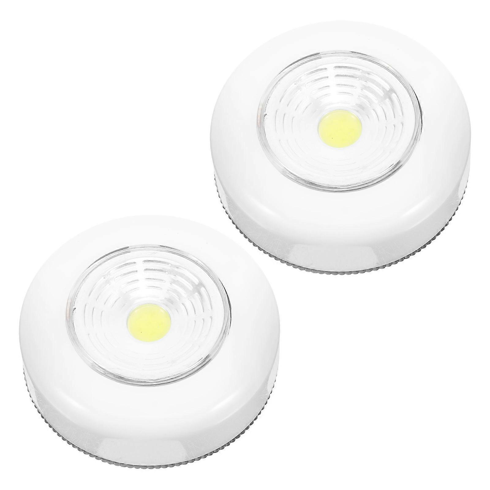 Touch Light LED Lamp for Lighting 2Pcs Pack White Battery Light