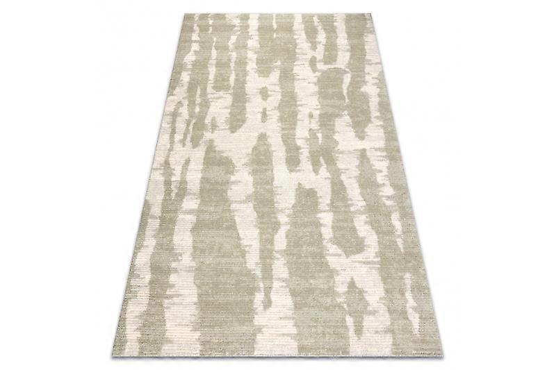 FLUX 461.137.SA400 wool carpet OSTA - Abstraction, structural, loft beige / green