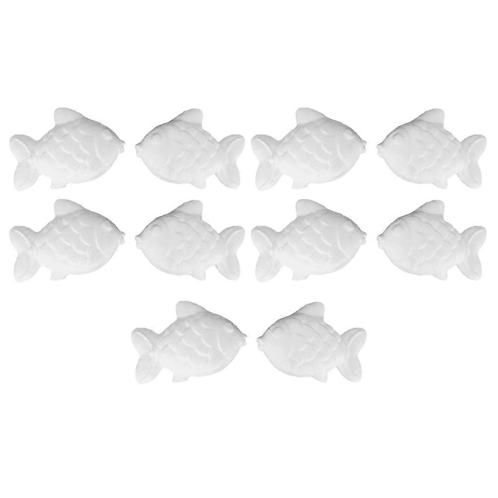 Children Educational Bubble Fish Model DIY Craft 10Pcs White