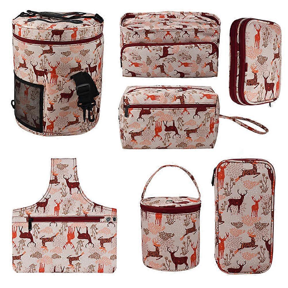 Crochet Tools Container for Knitting Storage Organizer DIY Wool Handbag