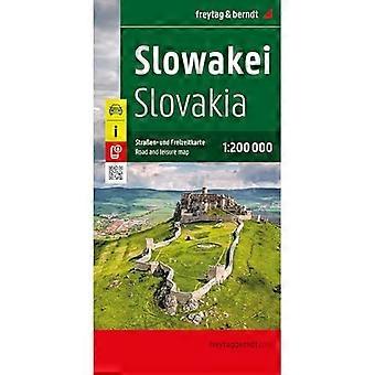 Slovakia, vei- og fritidskart 1:200 000