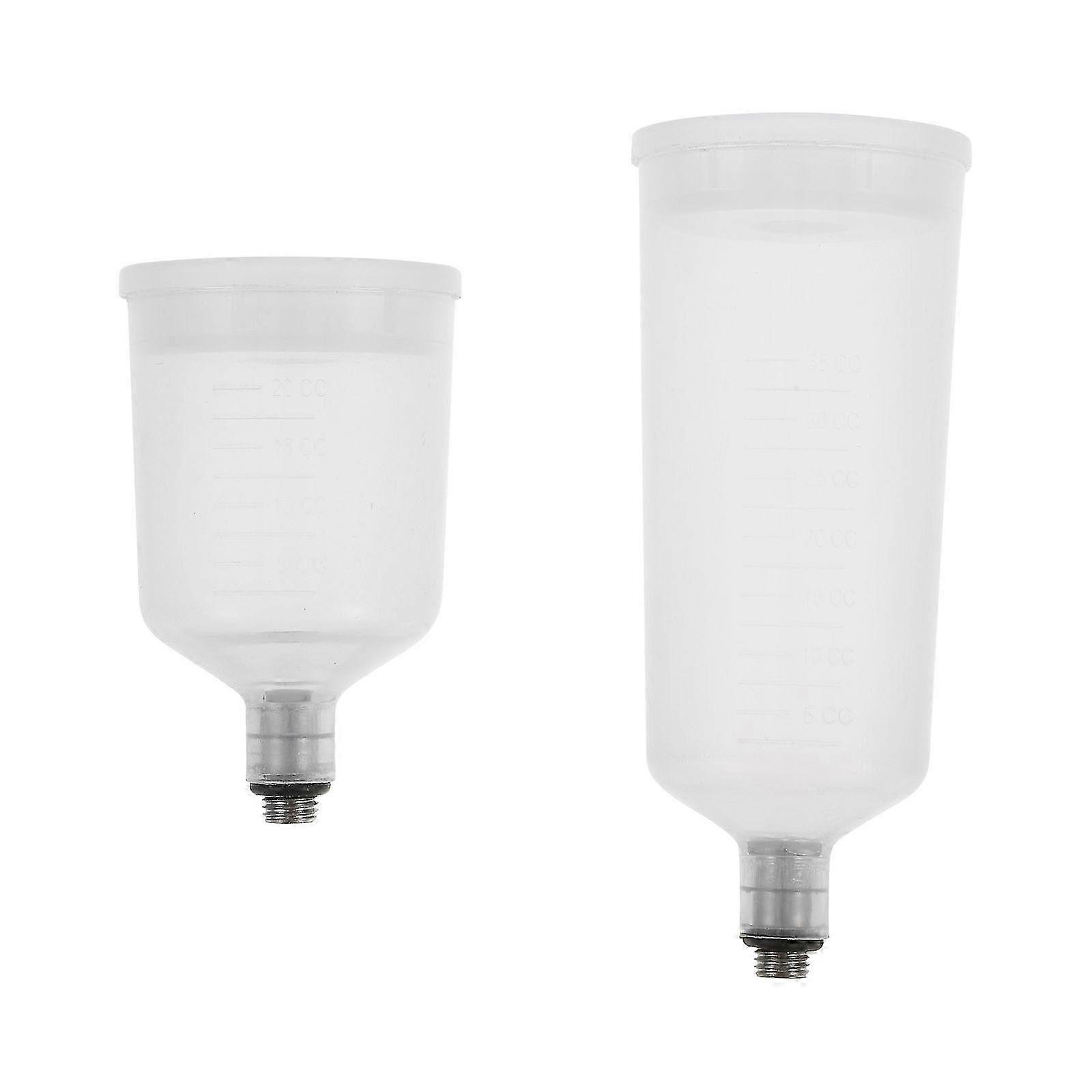 2PCS Split type Airbrush Use Replaceable Paint Container Pigment Cup