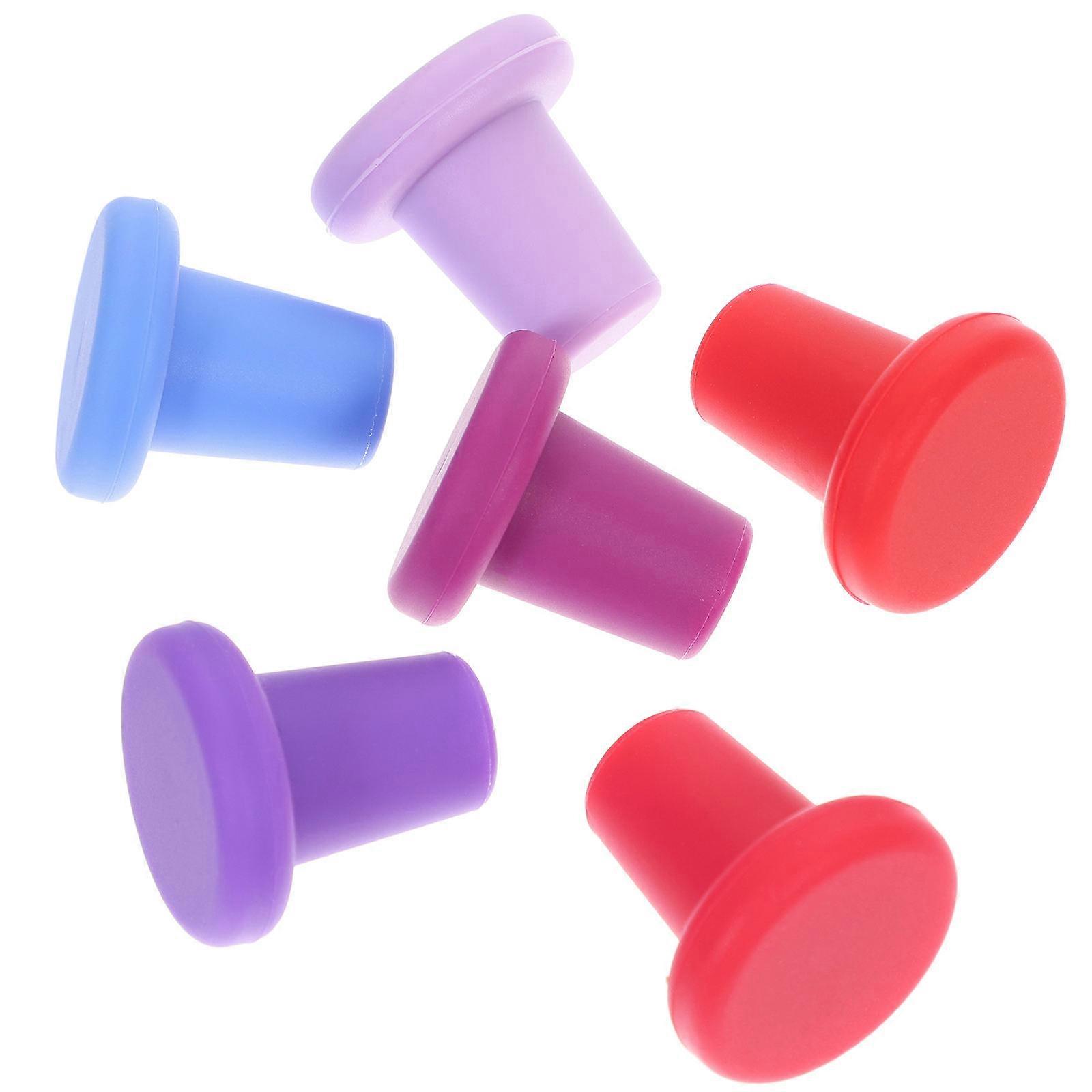 Silicone for Bottles 6Pcs Reusable Stoppers