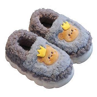 Hausschuhe Kinder Cartoon Hausschuhe Mädchen Jungen Memory Foam Bequeme Hausschuhe Warme Schuhe Flauschige Hausschuhe für Mädchen 30