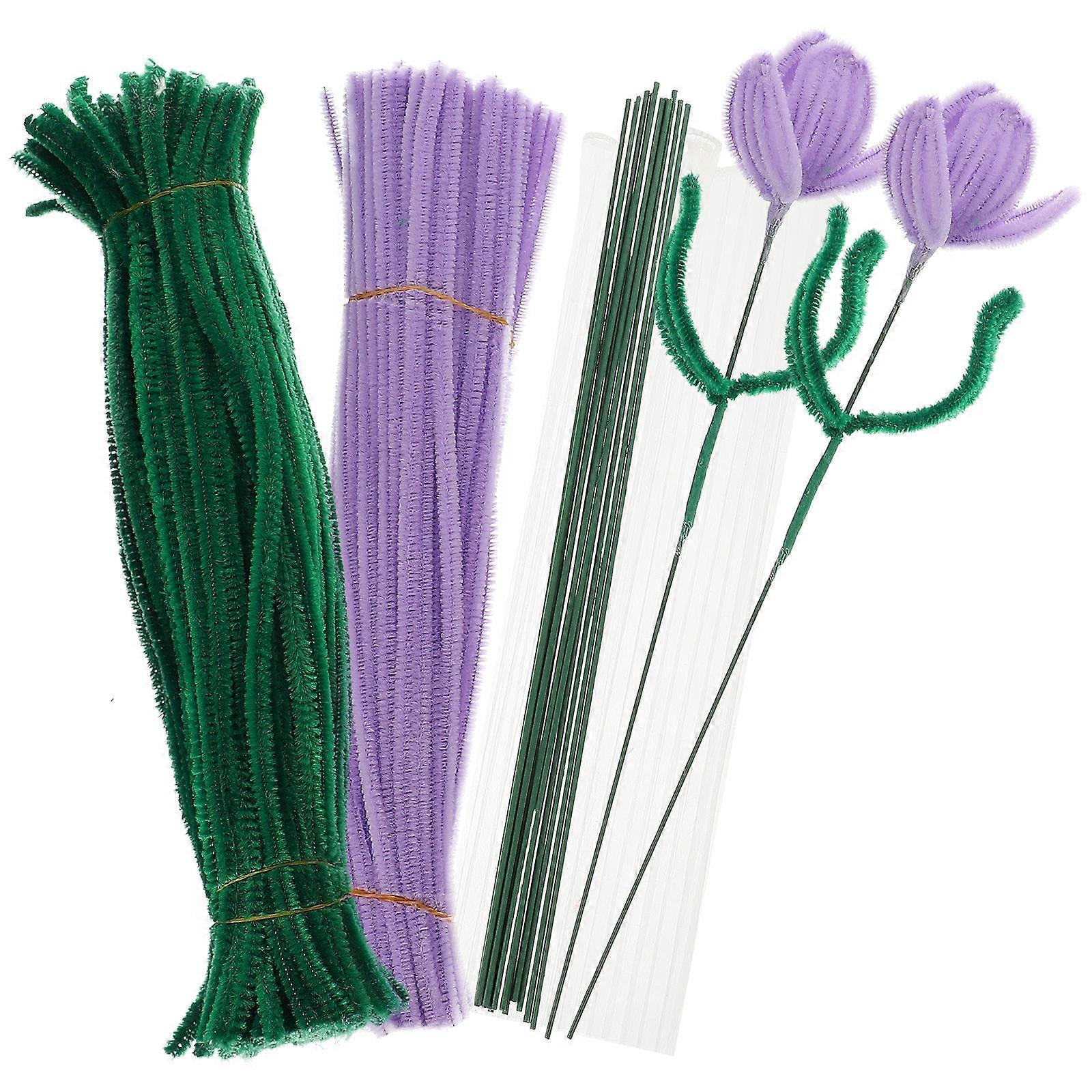 Bendable Wire Chenille Stems for DIY Craft Supplies 3Sets