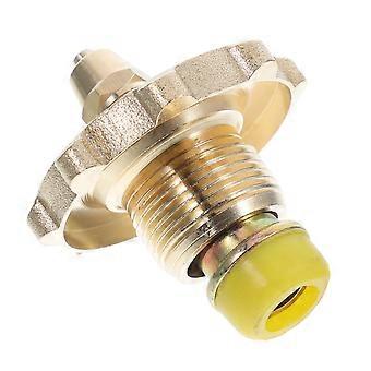 Adaptador para estufa de propano con conexiones de manguera de 6x4 mm, conector para bombona de gas de camping para cocinar al aire libre.